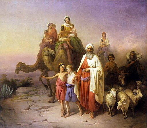 Abram on his way to Canaan