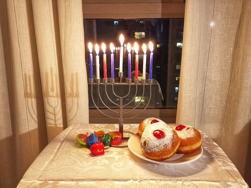 Hanukkah menorah