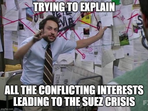 The interests of the Suez Crisis